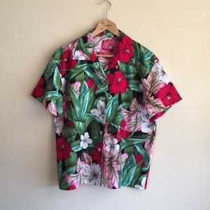 Handmade Vintage Floral Button down shirt